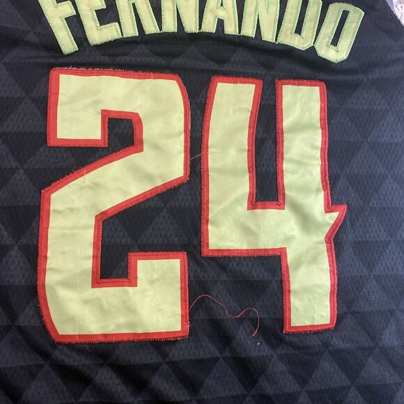 Fernando Atlanta Hawks Nike Icon Edition Swingman Jersey Men's Sz 44 NBA #24 - Picture 8 of 13